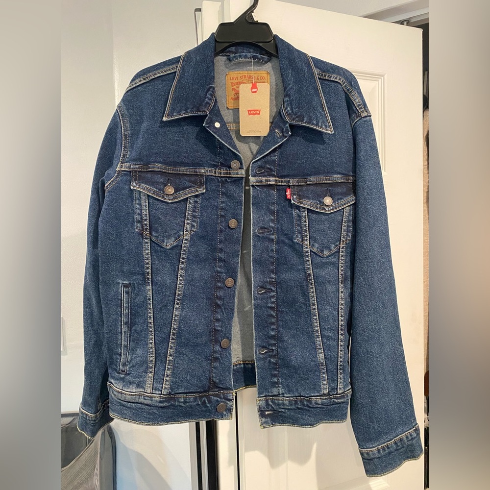 Mens oversized Levi jean jacket